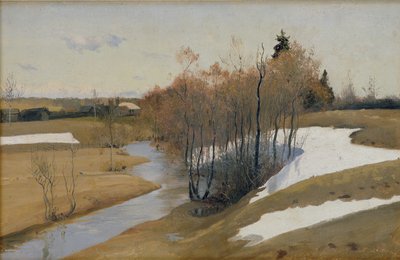 River Kordonka by Andrei Petrovich Ryabushkin